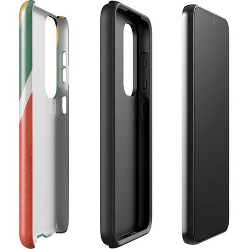 South Africa Flag Distressed Galaxy S23 Pro Case